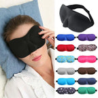 3D contoured sleep eye mask