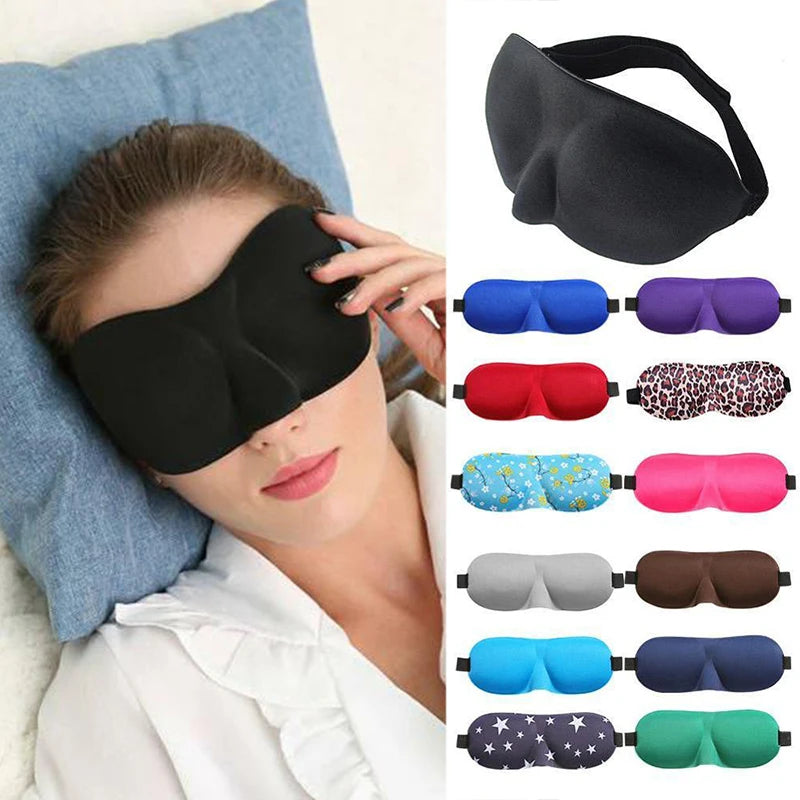 3D contoured sleep eye mask