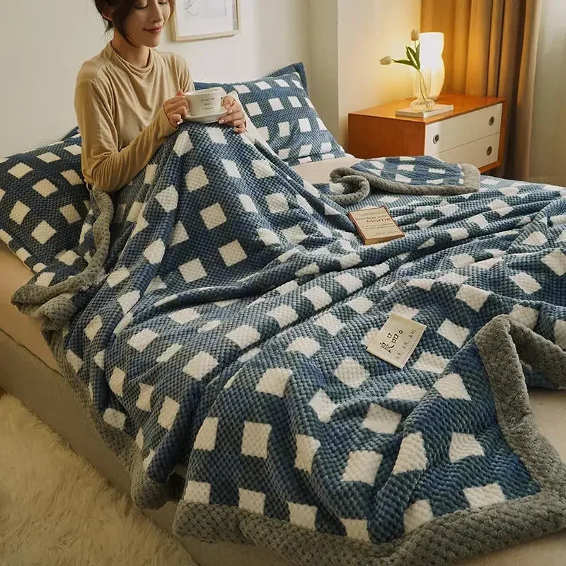 Chenille Knit Throw Blanket