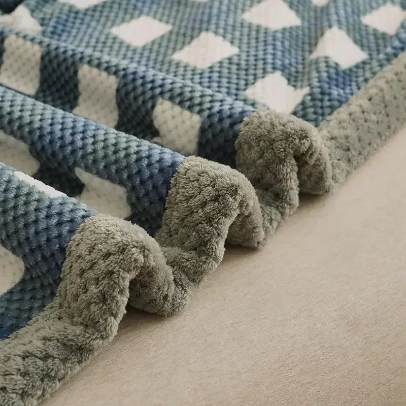 Chenille Knit Throw Blanket