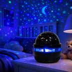 Star projection on bedroom ceiling