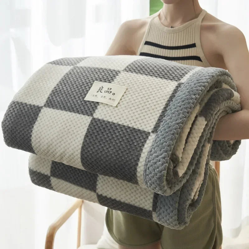 Grey Large Check