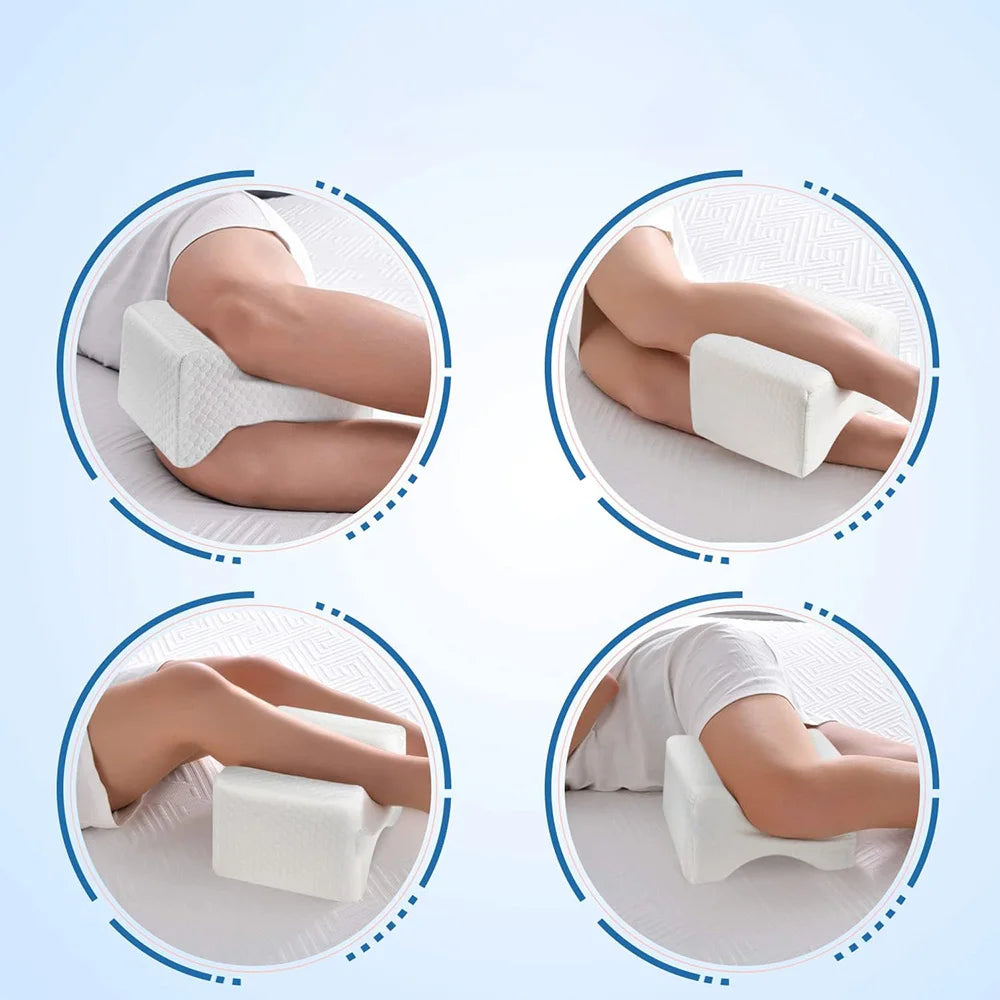 Memory Foam Knee Pillow with Strap