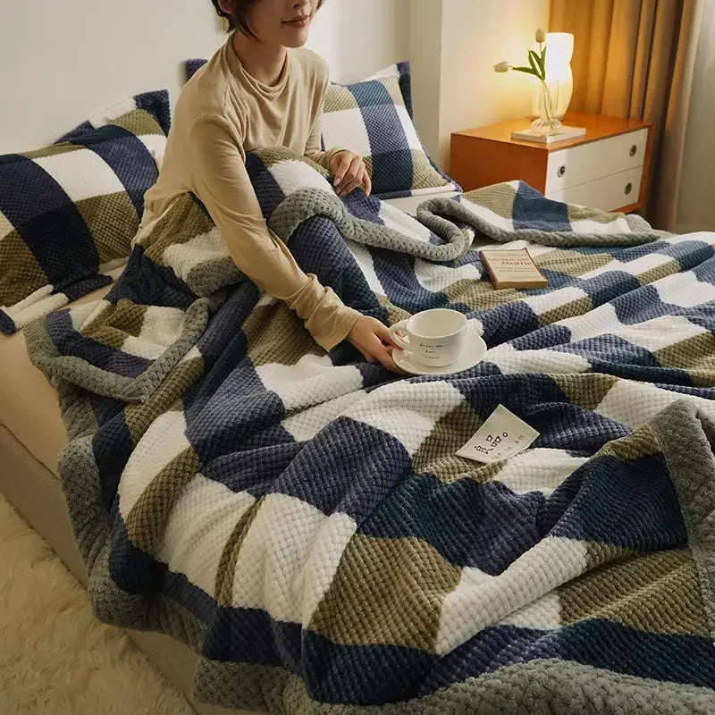 Chenille Knit Throw Blanket
