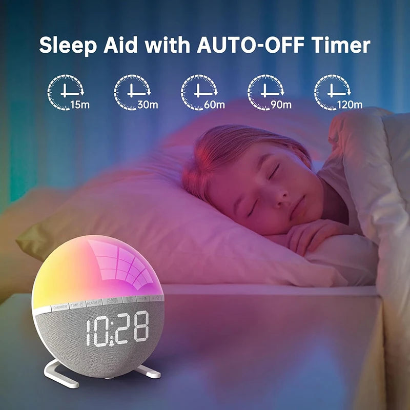 Sunrise alarm clock details