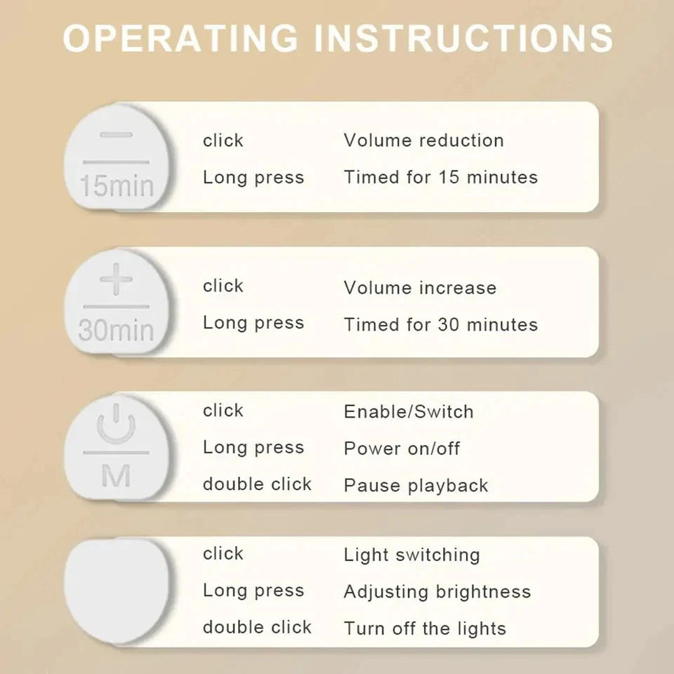 White noise machine details