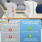 Memory Foam Knee Pillow with Strap