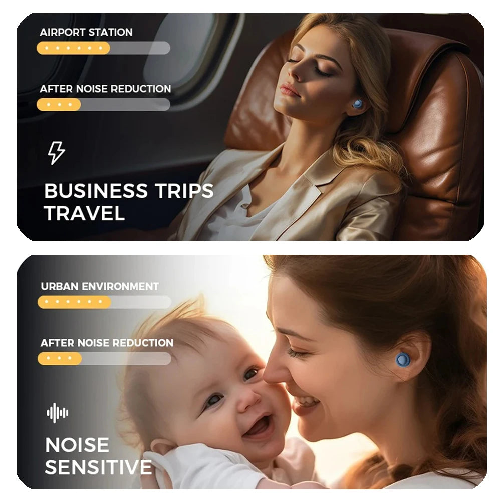 Reusable Silicone Ear Plugs
