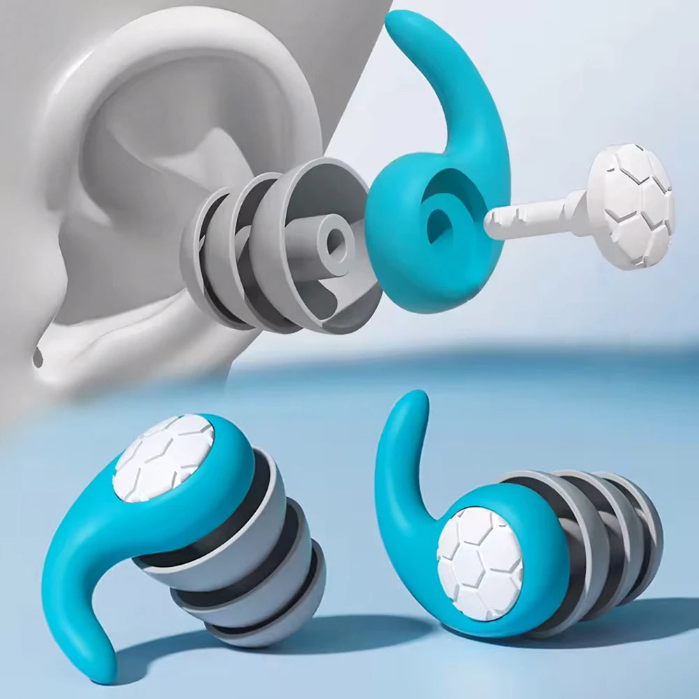 Three-Layer Silicone Ear Plugs