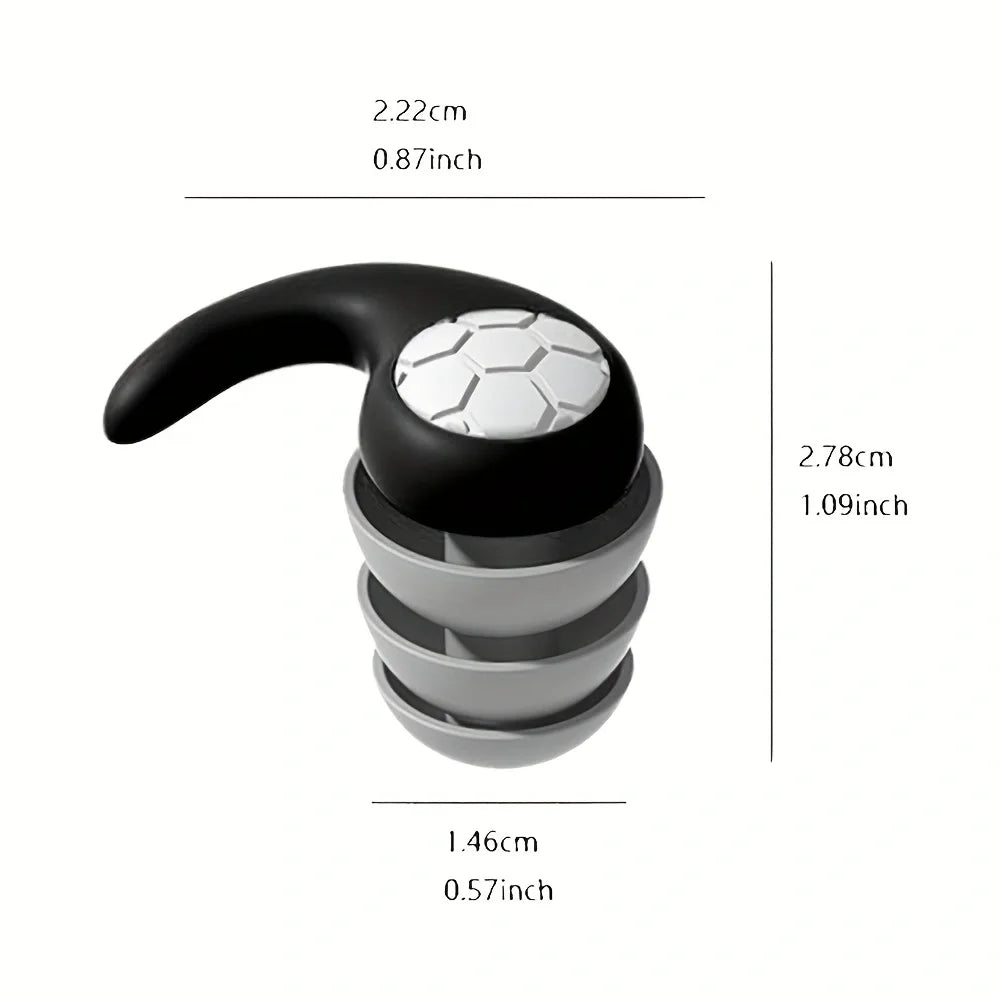 Three-Layer Silicone Ear Plugs