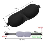 3D contoured sleep eye mask