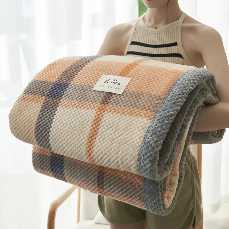 Orange Large Check